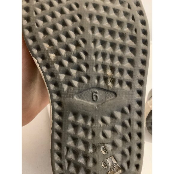 First Steps by Stepping Stones Slip On Garden Clogs Shoes Toddler 6 Gray White - Picture 6 of 7